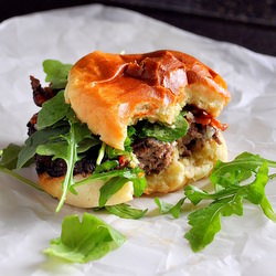 A Perfect Fall Burger - Recipe photo by breannasmithson