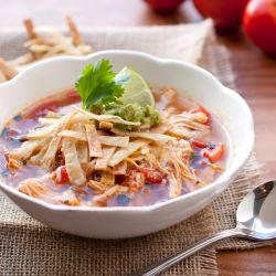Slow Cooker Chicken Tortilla Soup - Recipe photo by cooking classy