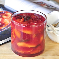 Late summer fruit compote - Recipe photo by oliveoilandlemons