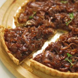 Caramelized onion tart - Recipe photo by jothetartqueen