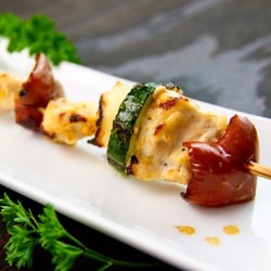 Grilled Garlic Chicken Skewers - Recipe photo by NatashasKitchen.com