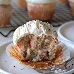 Funfetti Cupcakes - Recipe photo by damndelicious