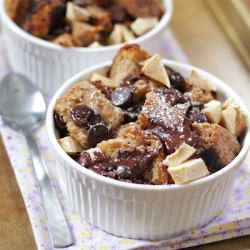 Dark Chocolate Bread Pudding - Recipe photo by EatGood4Life