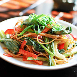 Spicy Peanut Noodles - Recipe photo by lasxrcista