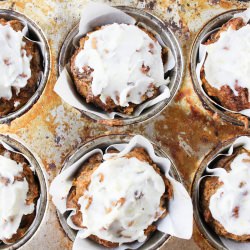 Carrot Cake Muffins - Recipe photo by thewrenandrabbit