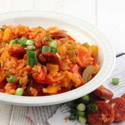 Chorizo and Bell Pepper Risotto - Recipe photo by Snap A Bite