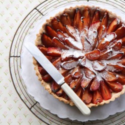 Traditional plum tart - Recipe photo by Anneskitchen