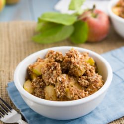 Gluten-free Apple Crisp - Recipe photo by HealthfulPursuit
