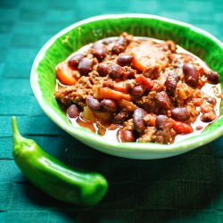 Chilli con carne - Recipe photo by Healthy Epicurean