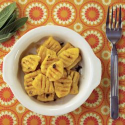 Pumpkin Gnocchi With Sage Butter - Recipe photo by MotherEarthNewsAndFriends