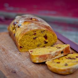 Cranberry Walnut Pumpkin Loaf - Recipe photo by eatlivetravelwrite