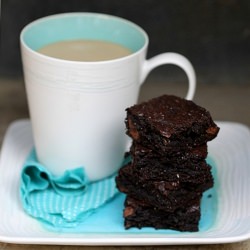 Cocoa Wholewheat Almond Brownies - Recipe photo by vindee