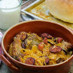 Sauerkraut with pork ribs - Recipe photo by starvingchef