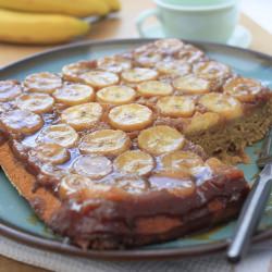 Coffee & banana upside-down cake - Recipe photo by nutmegs seven