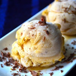 Banana Sorbet - Recipe photo by Esther@thefussfreechef