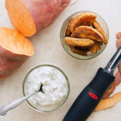 Crispy Sweet Potato Fries - Recipe photo by HMMessinger