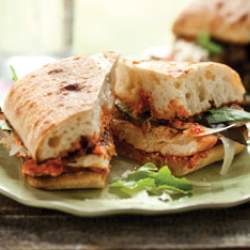 Grilled Chicken Ciabatta Sandwich - Recipe photo by MotherEarthNewsAndFriends