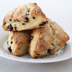 Cranberry Orange Scones - Recipe photo by splashofsomething