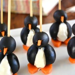 Olive & Cream Cheese Penguins - Recipe photo by theviewfromgreatisland