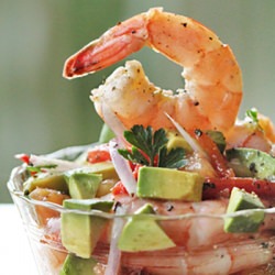 Mexican Shrimp Cocktail - Recipe photo by She Paused 4 Thought