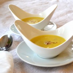 Cheddar, Cider, and Leek Soup - Recipe photo by susaneatslondon