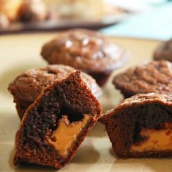 Brownie Bites with Caramel Centers - Recipe photo by Nikki Dinki Cooking