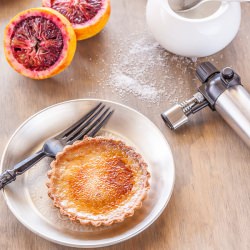Blood Orange Brulee Tarts - Recipe photo by delicieux