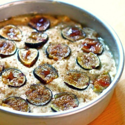 Apple Cake with Roasted Figs - Recipe photo by forbiddenrice