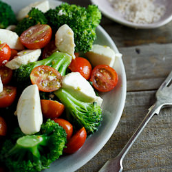 Marinated Broccoli, Tomato Salad - Recipe photo by Simply Delicious