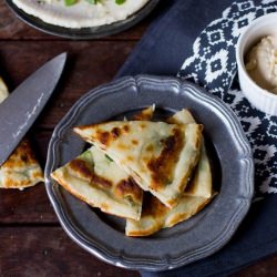 Garlic and Shallot Skillet Bread - Recipe photo by WholesomeCook