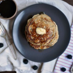 Almond-Poppy Seed Pancakes - Recipe photo by Turntable Kitchen