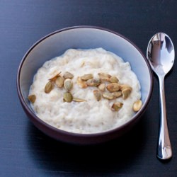 Creamy Rice Pudding - Recipe photo by Delectable Musings