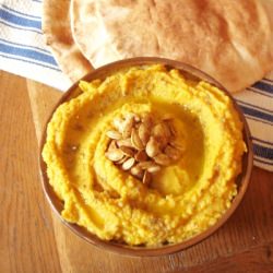 Pumpkin Hummus - Recipe photo by gumshoe