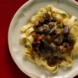 Pasta w/ Mushroom Sauce - Recipe photo by Kas