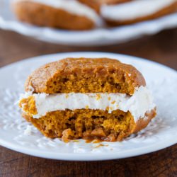 Pumpkin Whoopie Pies - Recipe photo by Averie