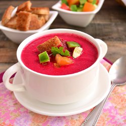 Beetroot Gazpacho - Recipe photo by Taste Of Pearl City