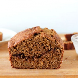 Cinnamon Swirl Banana Bread - Recipe photo by curiouscountrycook