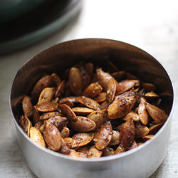 Masala Roasted Pumpkin Seeds - Recipe photo by chitra