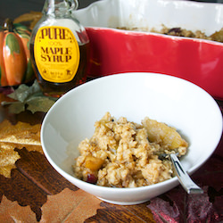 Apple & Pear Baked Oatmeal - Recipe photo by livelovepasta