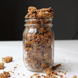 Figgy Chocolate Granola Clusters - Recipe photo by 3pastriesaday
