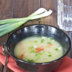Ginger Chicken Soup - Recipe photo by dinnersdishesanddesserts