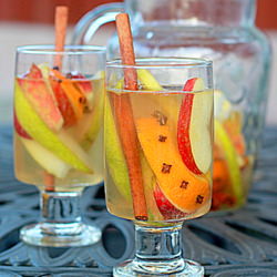 White Autumn Spice Sangria - Recipe photo by Kitchen Treaty