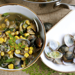 Clam & Corn Soup - Recipe photo by Apron and Sneakers