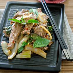 Thai Beef and Basil Stir-Fry - Recipe photo by beyondkimchee