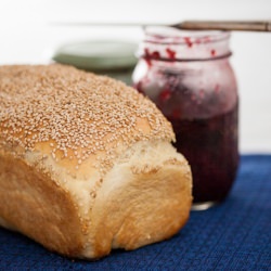 White Bread with Sesame - Recipe photo by flourarrangements