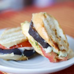 Eggplant Panini - Recipe photo by thechrissywinchester