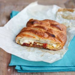 Artichoke Pizza Pocket - Recipe photo by healthyaperture