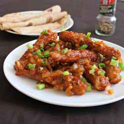 Szechwan Baby Corn - Recipe photo by Anu