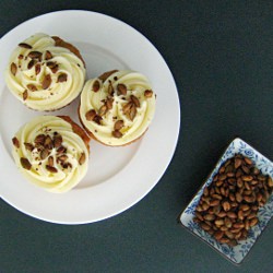 Spiced Sweet Potato Cupcakes - Recipe photo by sharkyovengloves