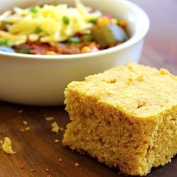 A Healthier Organic Corn Bread - Recipe photo by WholeLifestyleNutrition